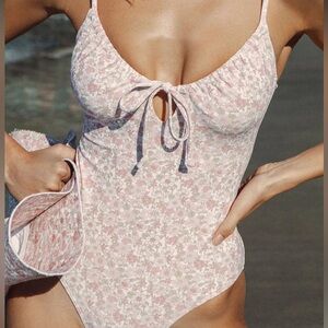 Rhythm Pink Floral One-Piece Swimsuit